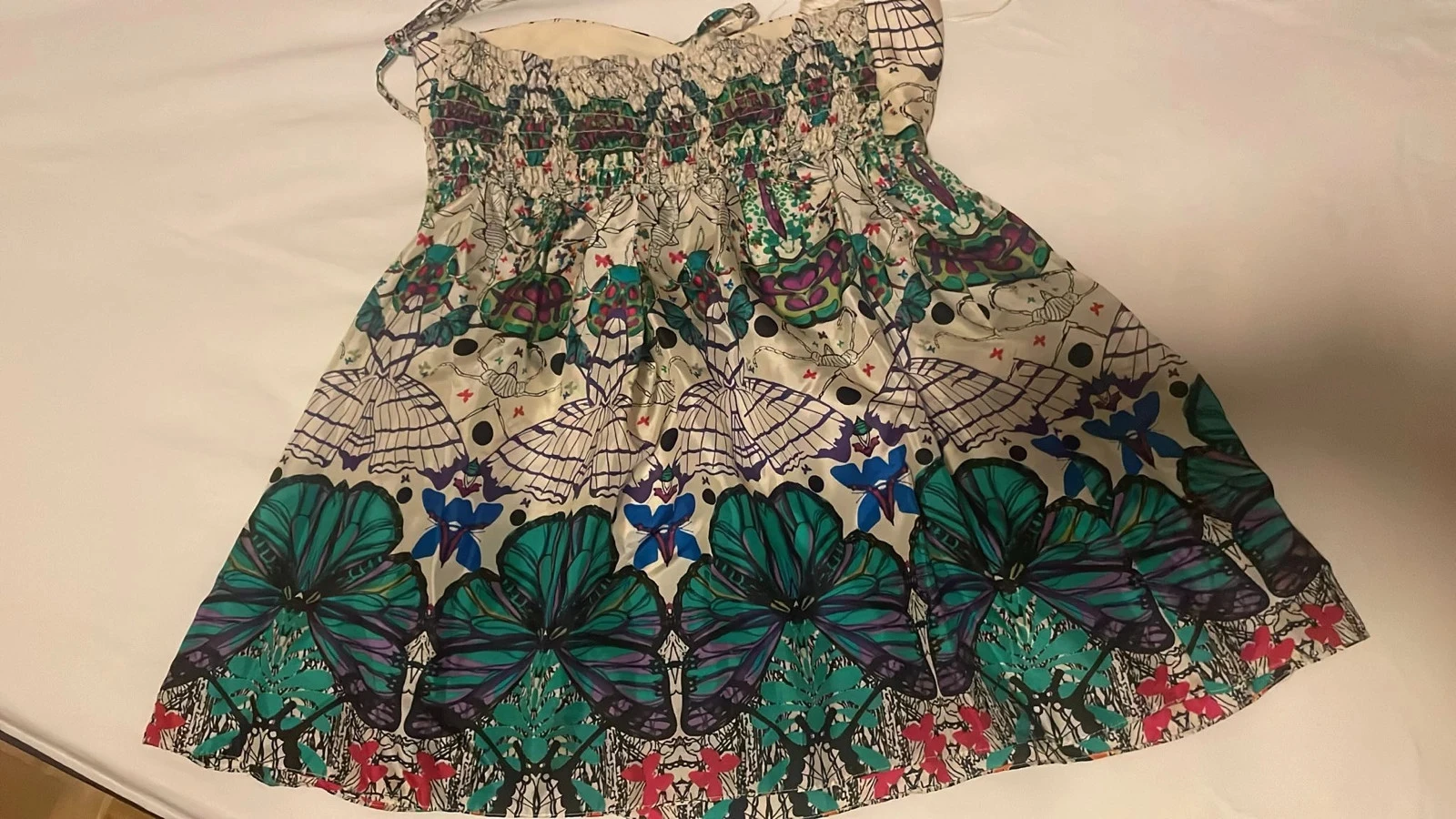 Top halter flores y mariposas marca Mango – photo 5